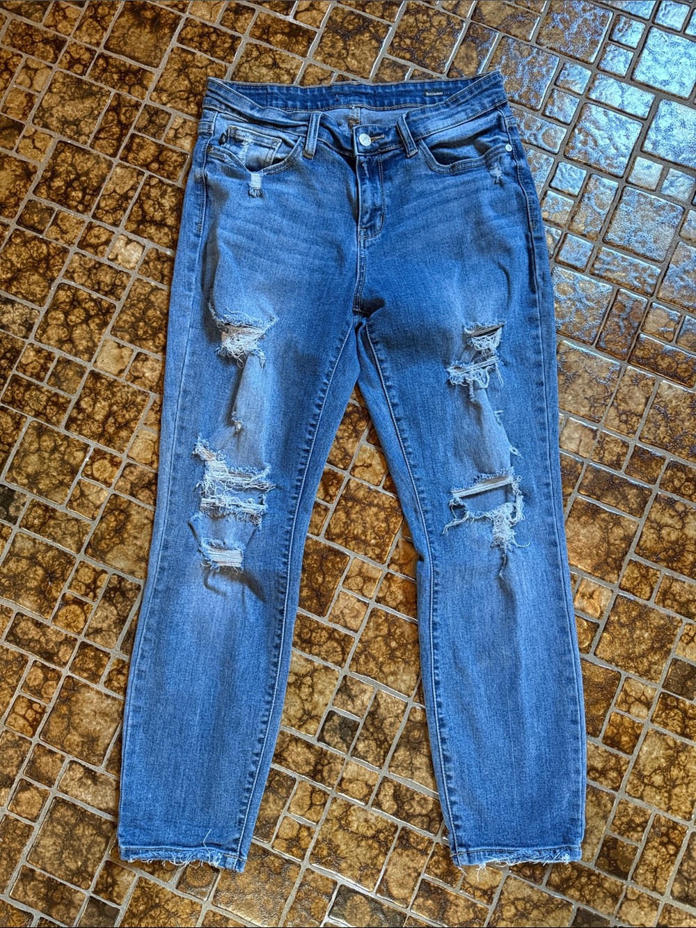 Judy Blue Distressed High-Rise Women’s Jeans